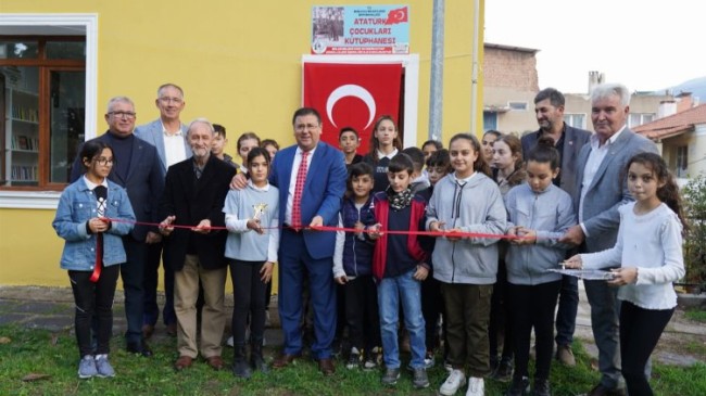 Atatürk Çocukları’ndan 49. kütüphane Milas’ta açıldı
