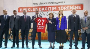 Gaziantep’te bin 500 lisanslı sporcu bisikletlerine kavuştu