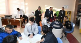Konya’da Başkan Altay yılın ilk ziyaretini öğrencilere yaptı