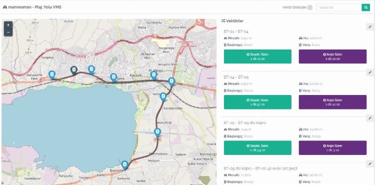 Kocaeli'nin önemli güzergâhlarına anlık kontrol