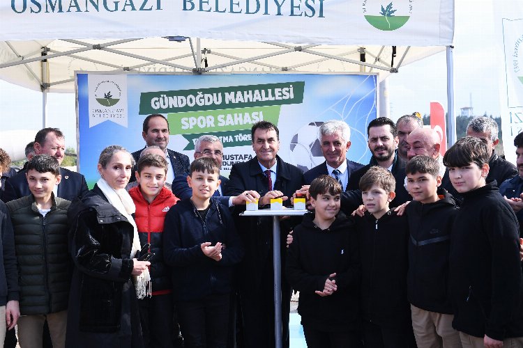 Bursa Osmangaazi'de Gündoğdu'ya yeni saha