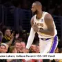 NBA’de Los Angeles Lakers, Indiana Pacers’ı 150-145 Yendi
