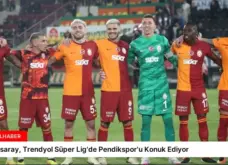 Galatasaray, Trendyol Süper Lig’de Pendikspor’u Konuk Ediyor