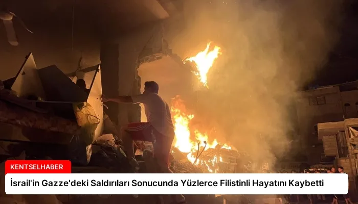 İsrail’in Gazze’deki Saldırıları Sonucunda Yüzlerce Filistinli Hayatını Kaybetti