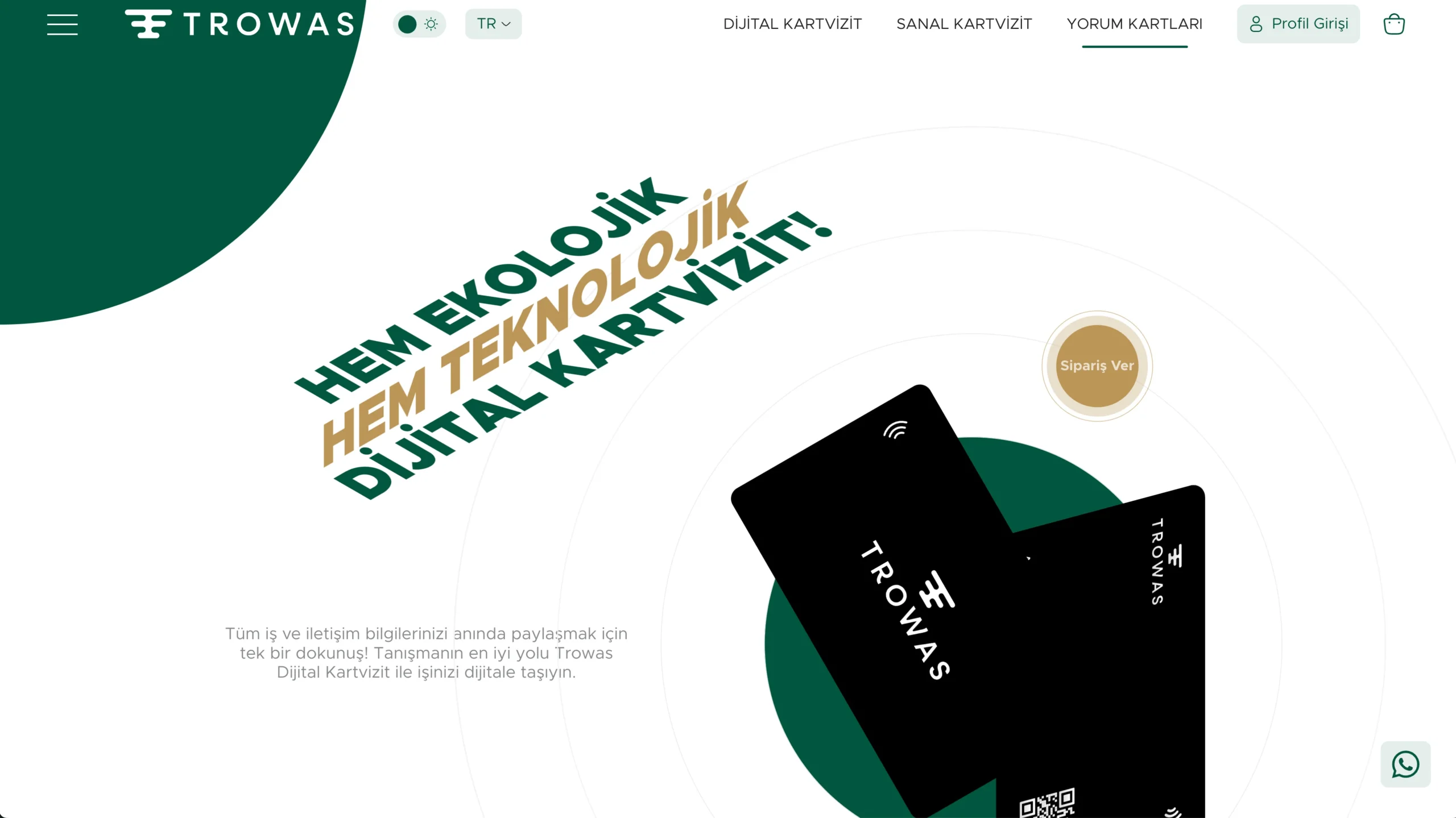 Trowas ile Dijital Kartvizit Dünyasında Öne Çıkın: İşinizi Dijitalleştirin