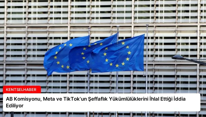 AB Komisyonu, Meta ve TikTok’un Şeffaflık Yükümlülüklerini İhlal Ettiği İddia Ediliyor