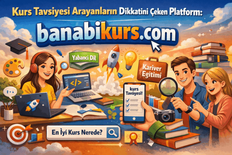 Kurs Tavsiyesi Arayanların Dikkatini Çeken Platform: Banabikurs.com