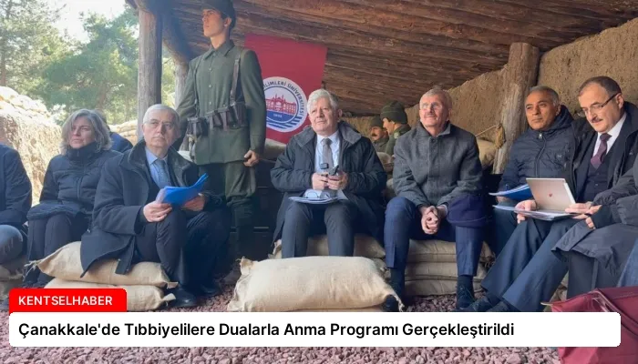 Çanakkale’de Tıbbiyelilere Dualarla Anma Programı Gerçekleştirildi