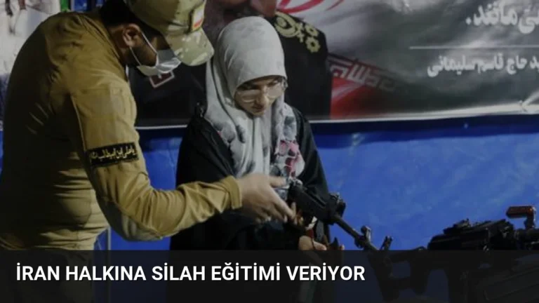İran Halkına Silah Eğitimi Veriyor