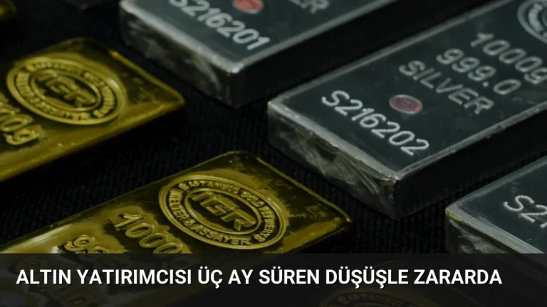 Altın Yatırımcısı Üç Ay Süren Düşüşle Zararda