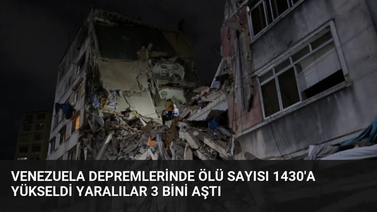Venezuela Depremlerinde Ölü Sayısı 1430’a Yükseldi Yaralılar 3 Bini Aştı