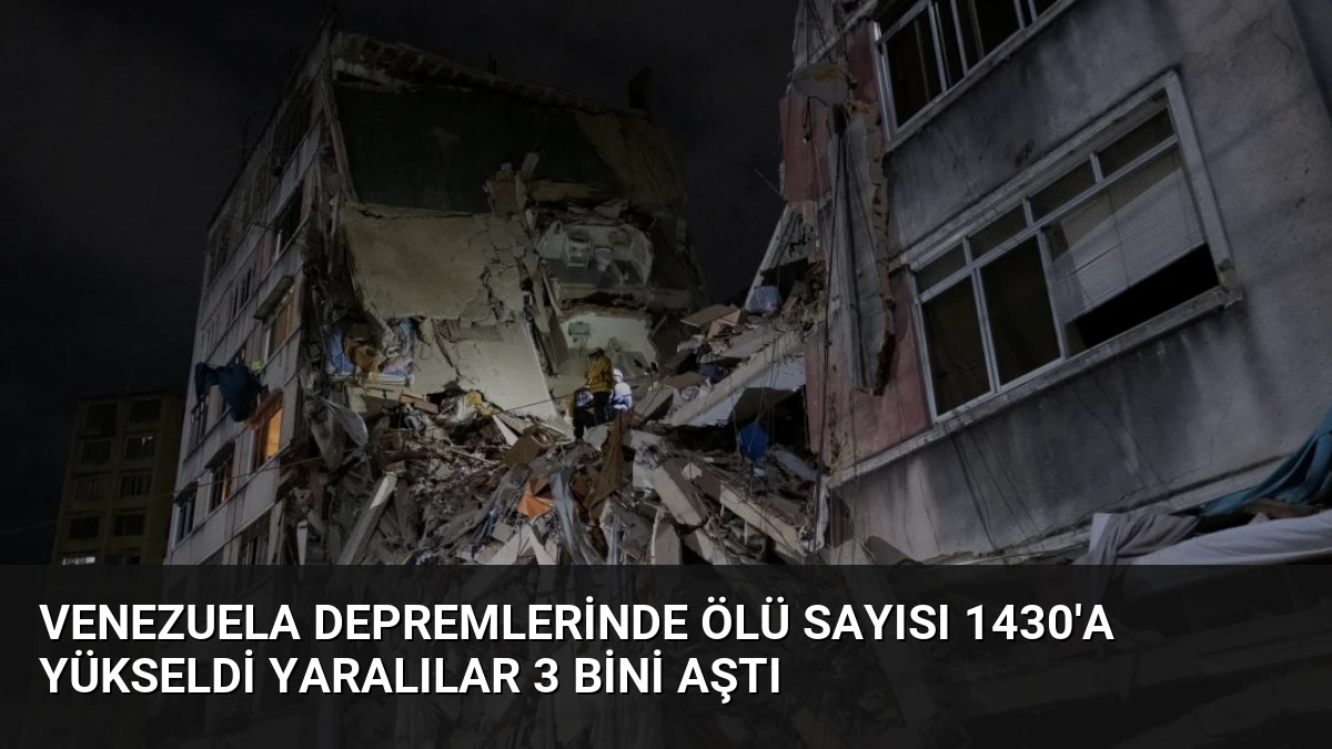 Venezuela Depremlerinde Ölü Sayısı 1430’a Yükseldi Yaralılar 3 Bini Aştı