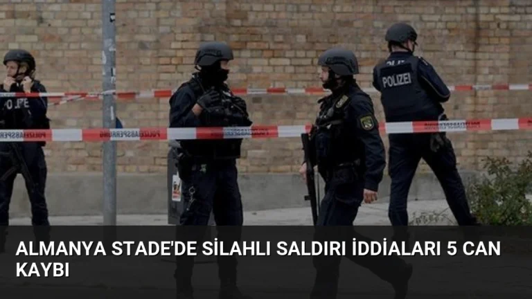 Almanya Stade’de Silahlı Saldırı İddiaları 5 Can Kaybı