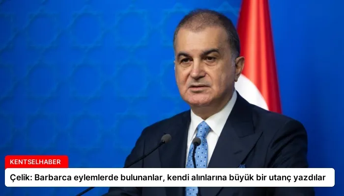 Çelik: Barbarca eylemlerde bulunanlar, kendi alınlarına büyük bir utanç yazdılar