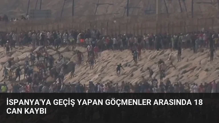 İspanya’ya Geçiş Yapan Göçmenler Arasında 18 Can Kaybı