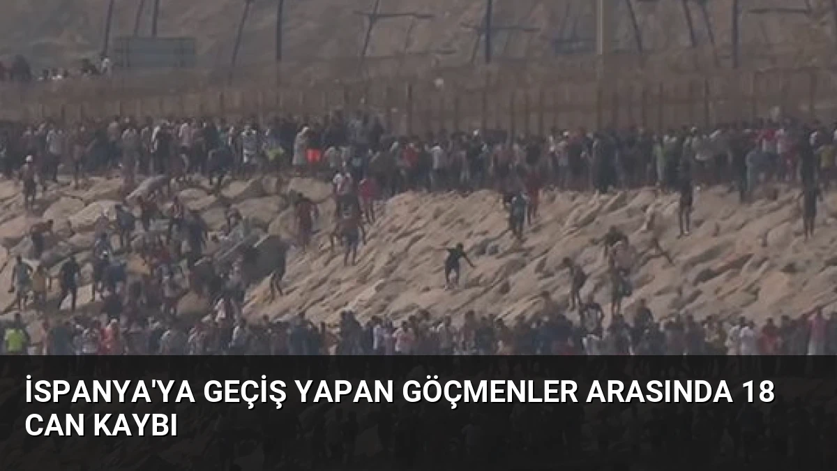 İspanya’ya Geçiş Yapan Göçmenler Arasında 18 Can Kaybı