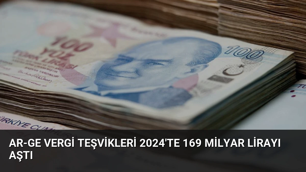 AR-GE Vergi Teşvikleri 2024’te 169 Milyar Lirayı Aştı