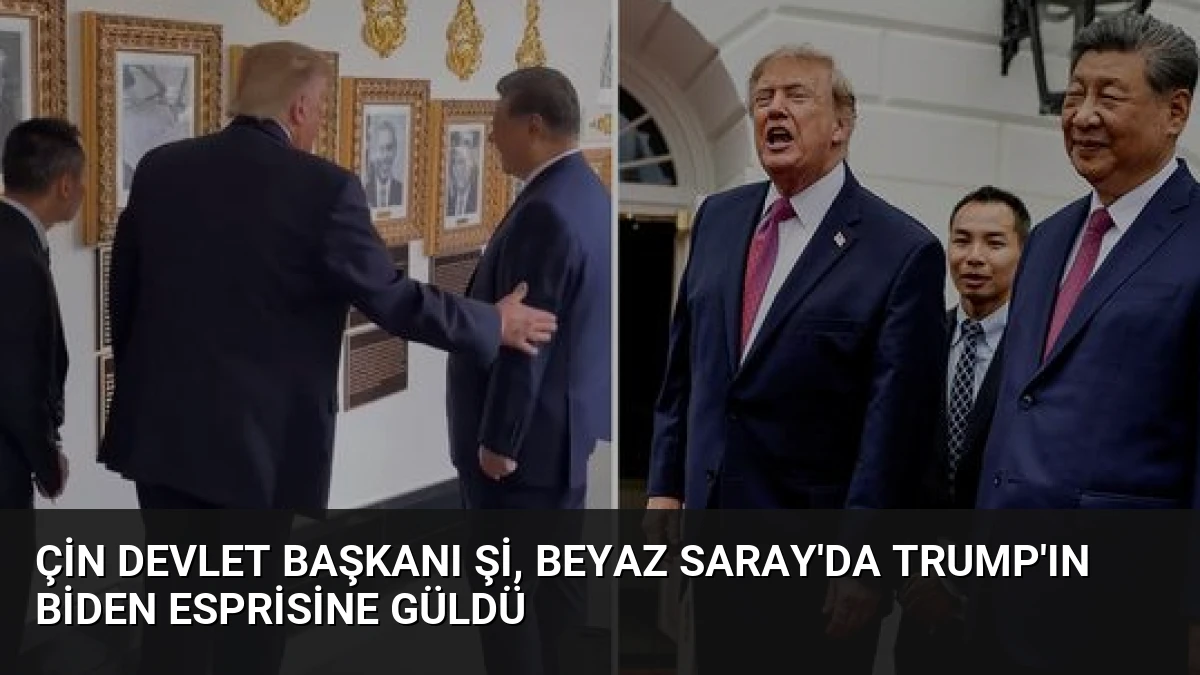 Çin Devlet Başkanı Şi, Beyaz Saray’da Trump’ın Biden Esprisine Güldü
