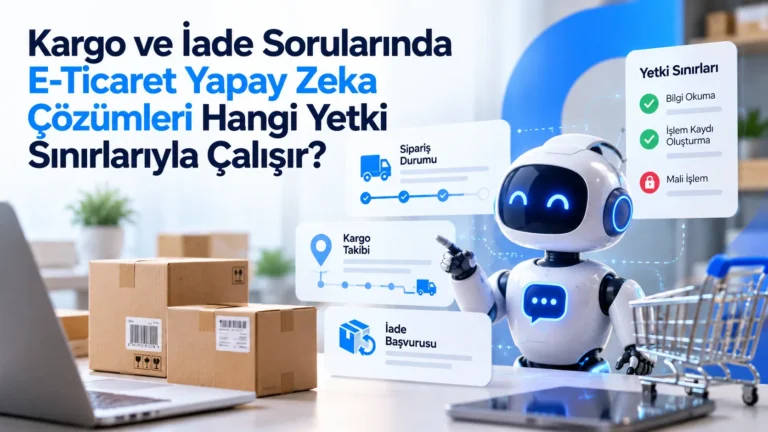 Kargo ve İade Sorularında E-Ticaret Yapay Zeka Çözümleri Hangi Yetki Sınırlarıyla Çalışır?